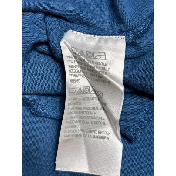 Logo Lori Goldstein Womens Blue Brown Embroidered Front Tie Cardigan Sweater 3X - Picture 6 of 8